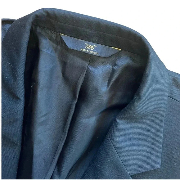 Brooks Brothers “346” Navy Wool 2 Button Blazer 42R - Picture 3 of 5